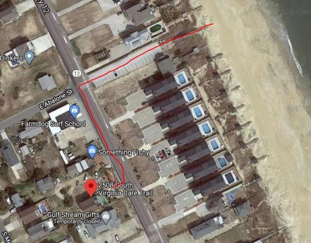 2508 Beach Rd, Semi-Oceanfront, Pool/Hot Tub Nags Head Eksteriør bilde